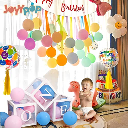 First Birthday Balloon Boxes Decoration for Baby Girl - 3Pcs Transpare –  ToysCentral - Europe