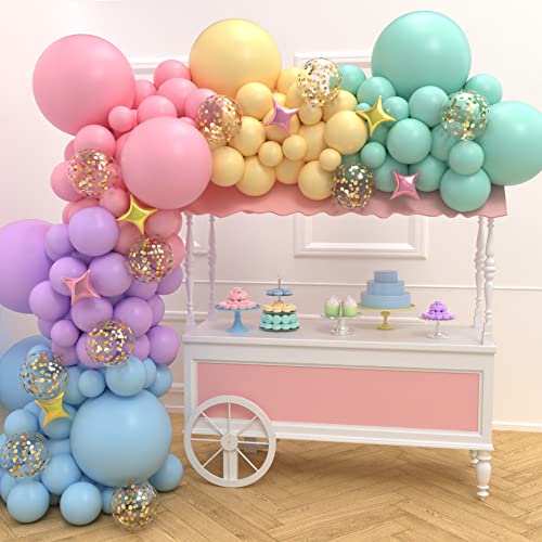 103 PCS Gender Reveal Party Supplies with Photo Props, 36 In