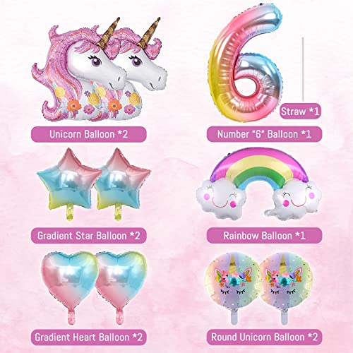 Unicorn & Rainbow / Birthday Unicorn & Rainbow 6th Birthday Party