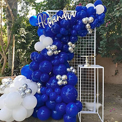 JOYYPOP Navy Blue Balloons 100 Pcs Navy Party Latex Balloons 12 Inch Blue Latex Balloons for Baby Shower Graduation Birthday Anniversary Nautical Party Decorations